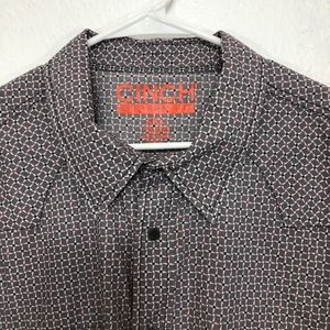 CINCH MODERN FIT PEARL SNAP WESTERN SHIRT SIZE XXL
